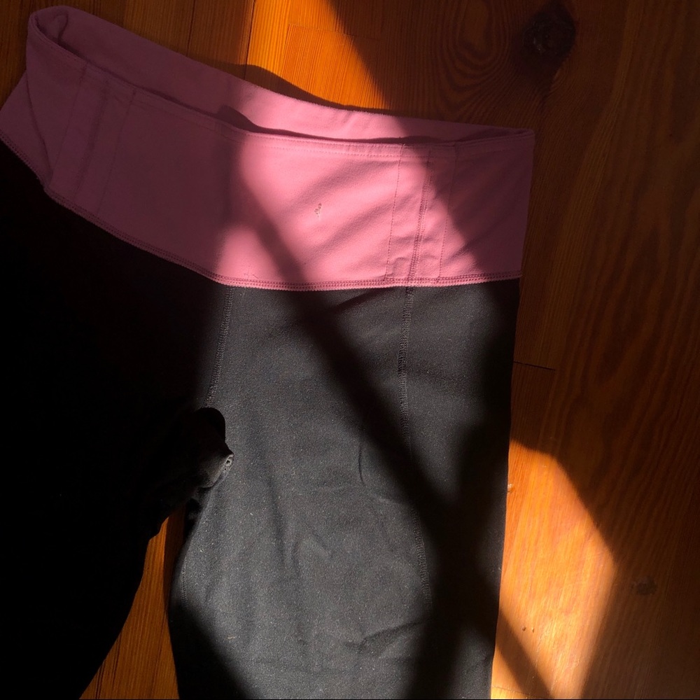 Pink & Black Yoga Pants